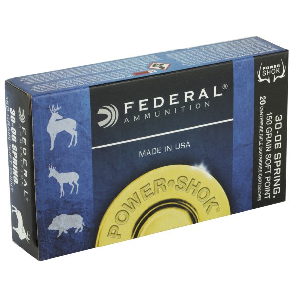 Federal PowerShok .30-06springfield 150gr Sp 20ct - Image 2