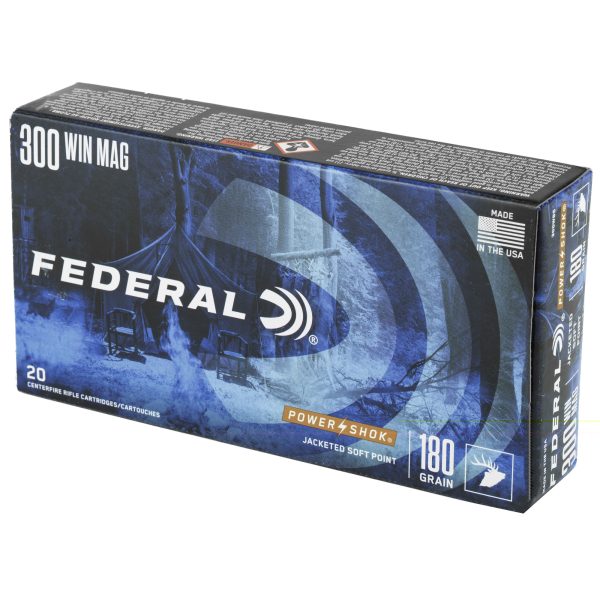 Federal PowerShok .300win 180gr Sp 20ct - Image 3