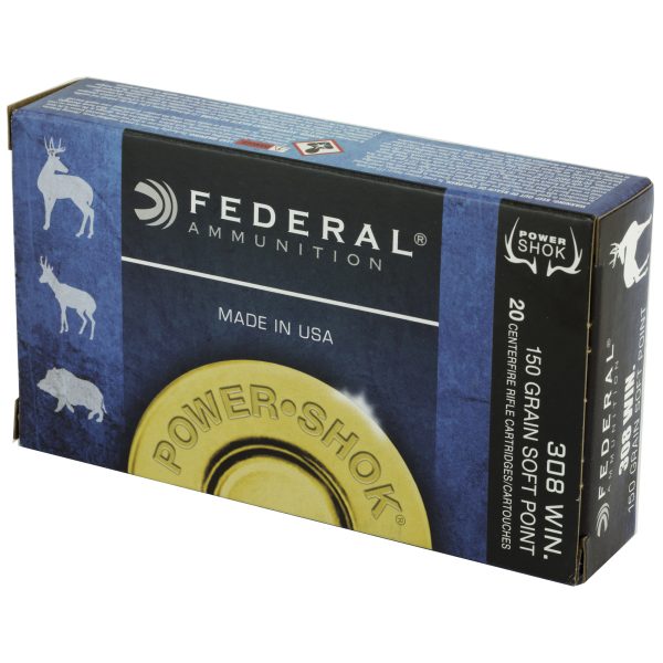 Federal PowerShok .308win 150gr Sp 20ct - Image 2