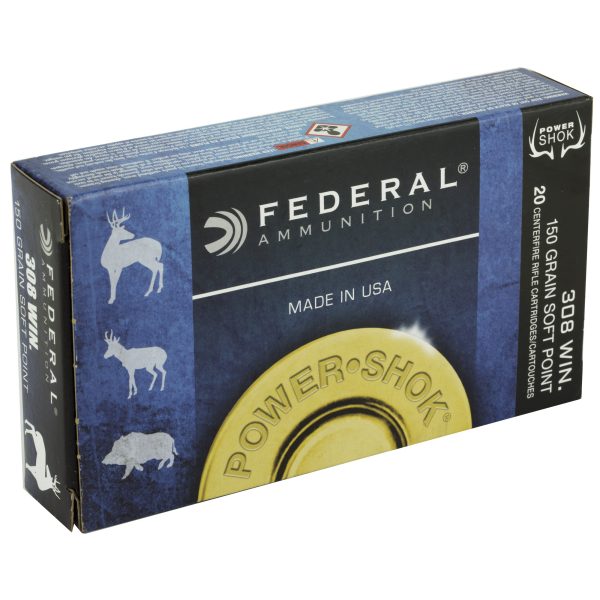 Federal PowerShok .308win 150gr Sp 20ct - Image 4