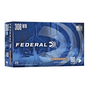 Federal PowerShok .308win 180gr Sp 20ct