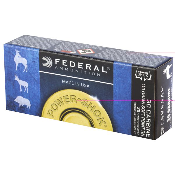 Federal PowerShok .30carbine 110gr Sprn 20ct - Image 4