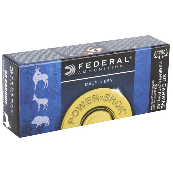 Federal PowerShok .30carbine 110gr Sprn 20ct - Image 3