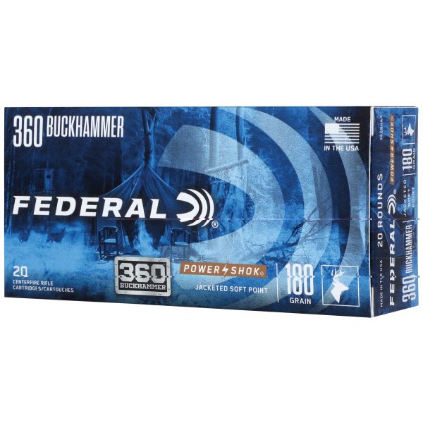 Federal Powershok .360 Buckhammer 180gr 20ct