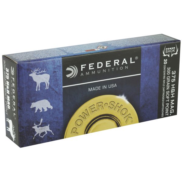 Federal Powershok .375h&h 300gr Sp 20ct - Image 2