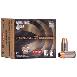 Federal Hydra-shok .40s&w 165gr 20ct