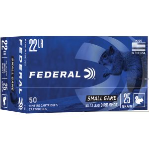 Federal Gameshok .22lr #12 Ld Shot 50ct