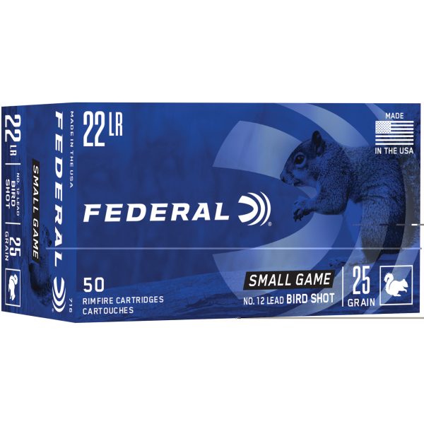 Federal Gameshok .22lr #12 Ld Shot 50ct