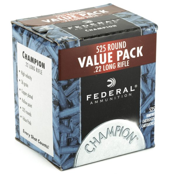 Federal Champion .22lr 36gr Cp Hp 525ct - Image 2