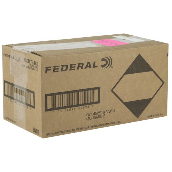 Federal .22lr 36gr Cphp BYOB Bkt 8x 450ct