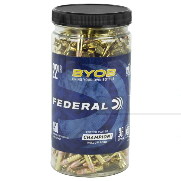 Federal .22lr 36gr Cphp BYOB Bkt 8x 450ct - Image 3