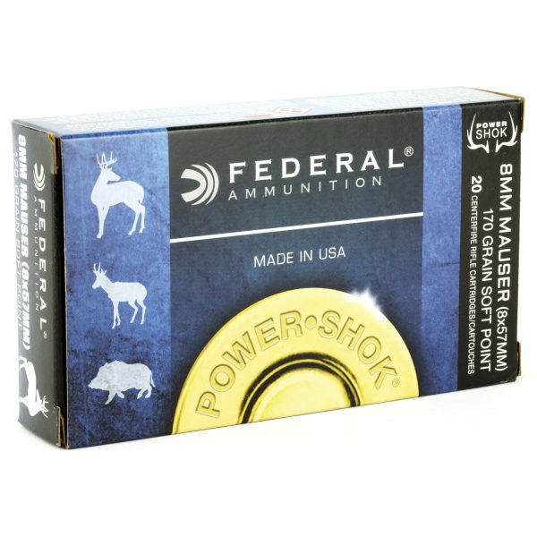 Federal Powershok 8mm Mauser 170gr Sp 20ct - Image 4
