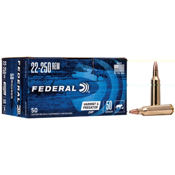 Federal American Eagle V&P .22-250 50gr 50ct