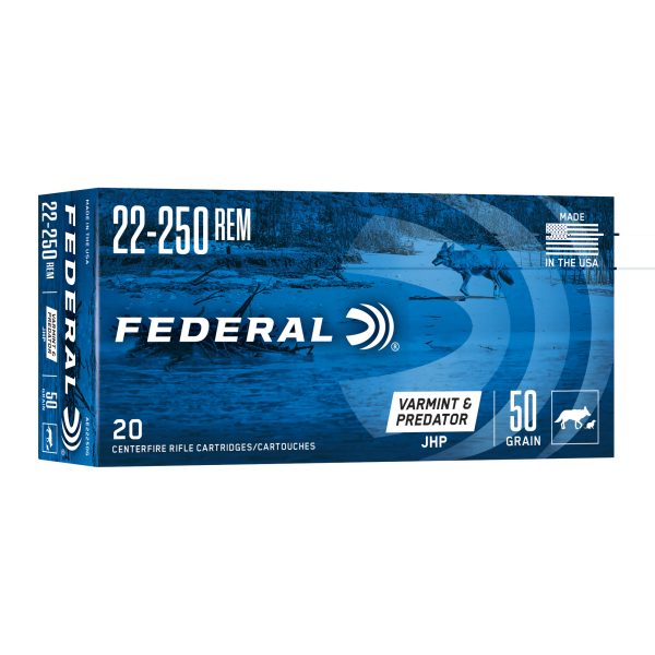 Federal American Eagle .22-250 50gr Jhp 20ct