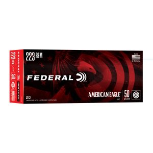 Federal American Eagle .223 Rem 50gr Jhp 20ct