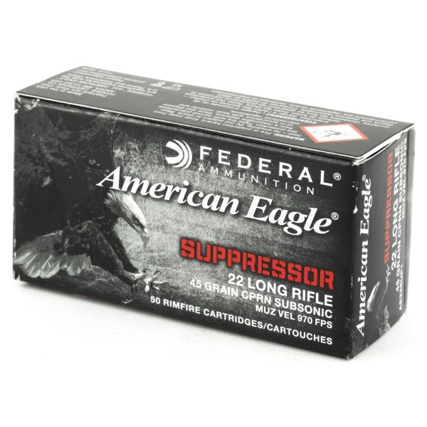 Federal American Eagle Suppressor .22lr 45gr 50ct - Image 4
