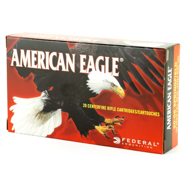 Federal American Eagle .30-06 Springfield 150gr Fmjbt 20ct - Image 3