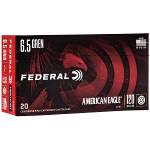 Federal American Eagle 6.5 Grendel 120gr Otm 20ct