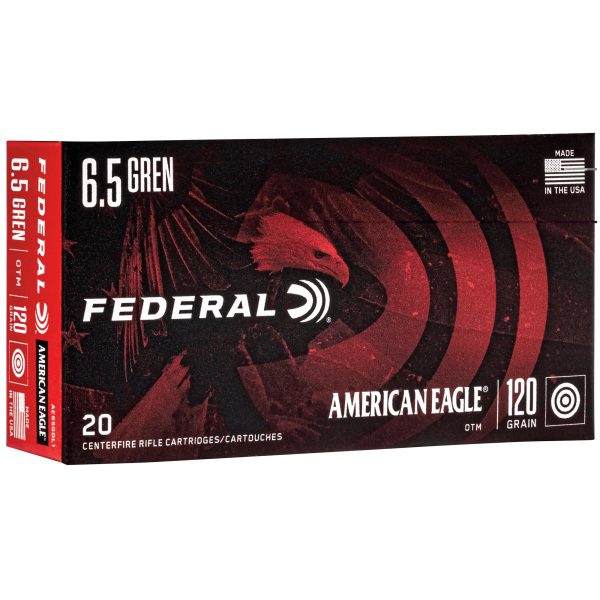 Federal American Eagle 6.5 Grendel 120gr Otm 20ct