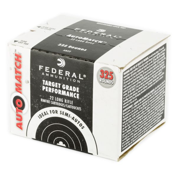 Federal Auto Match .22lr 40gr Sld 325ct - Image 3
