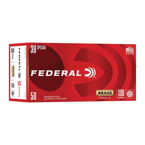 Federal Champion .38spl 130gr Fmj 50ct