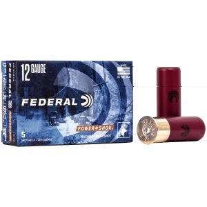 Federal Powershok 12ga 2.75 8p 000bck 5ct