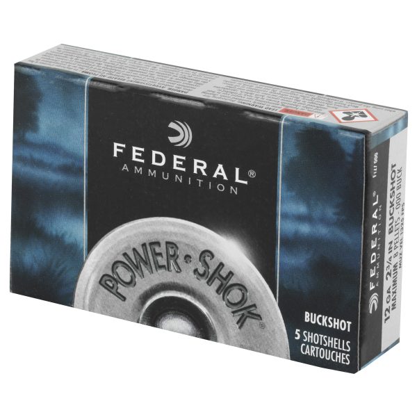 Federal Powershok 12ga 2.75 8p 000bck 5ct - Image 3