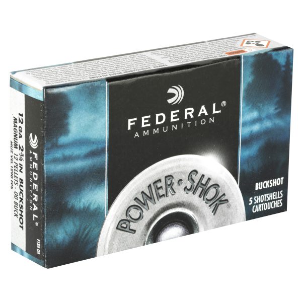 Federal Powershok 12ga 2.75 12p 00bck 5ct - Image 4