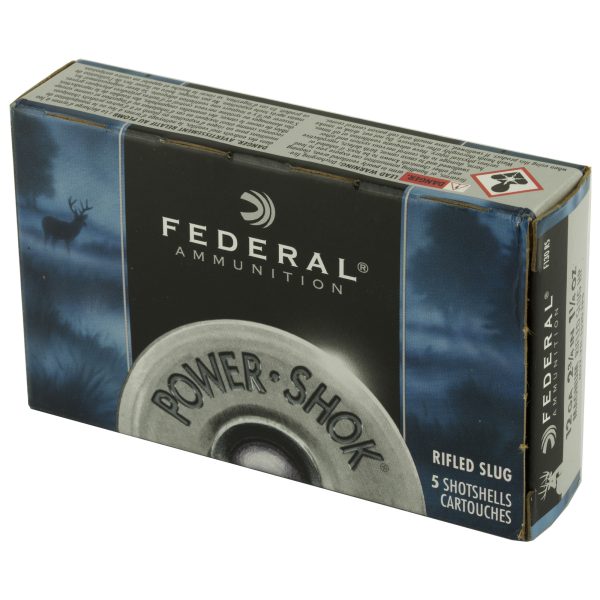 Federal Powershok 12ga 2.75 Mg Rfl Sg 5ct - Image 3