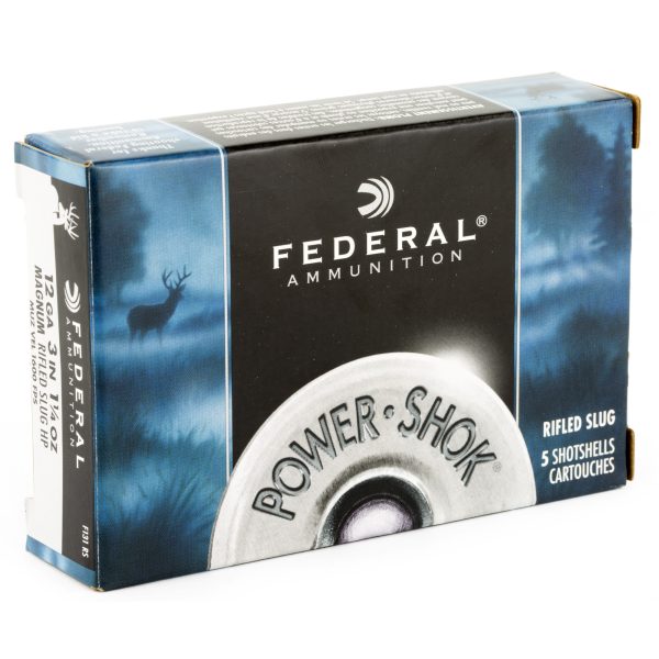 Federal Powershok 12ga 3" Mg Rfl Slug 5ct - Image 3