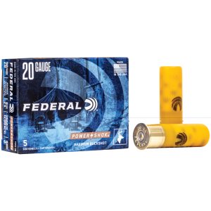 Federal Powershok 20ga 2.75 Mx #3 Bck 5ct