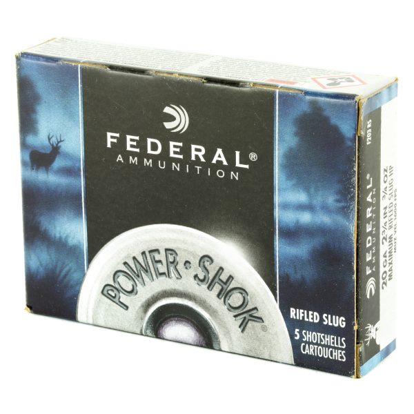 Federal Powershok 20ga 2.75 Mx Rfl Sl 5ct - Image 3