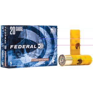 Federal Powershok 20ga 2.75 7-8oz Slg 5ct