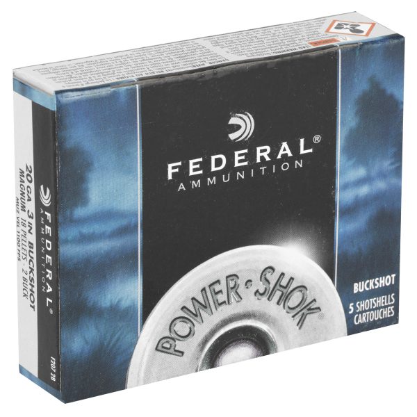 Federal Powershok 20ga 3" 18p #2bck 5ct - Image 3