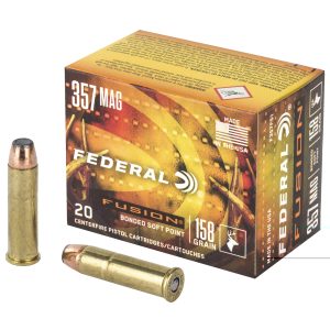 Federal Fusion .357mag 158gr 20ct