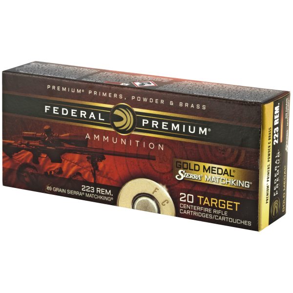 Federal Gold Medal .223rem 69gr Bthp 20ct - Image 3