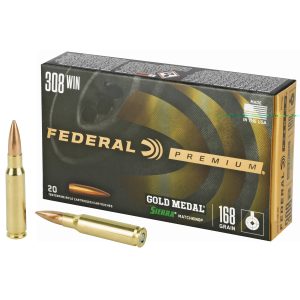 Federal Gold Medal .308wn 168gr Bthp 20ct
