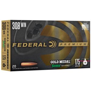 Federal Gold Medal .308wn 175gr Bthp 20ct