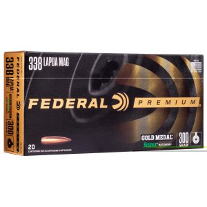 Fed 338 Lapua 300gr Matchking 20-200