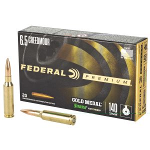 Federal Gold Medal 6.5creedmoor 140gr Smk 20ct