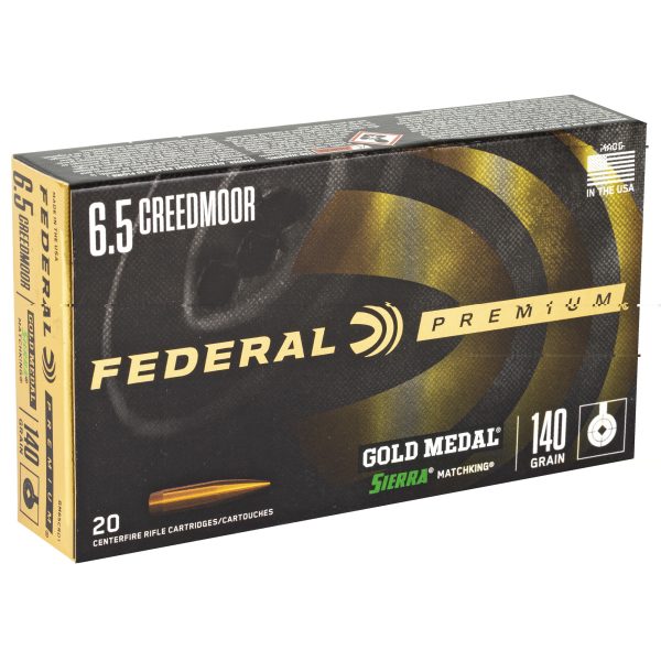 Federal Gold Medal 6.5creedmoor 140gr Smk 20ct - Image 2