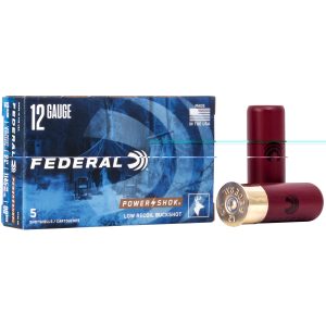 Federal PowerShok 12ga 2.75 Lr 00 Bck 5ct