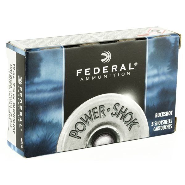 Federal PowerShok 12ga 2.75 Lr 00 Bck 5ct - Image 2
