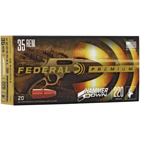 Federal HammerDown .35rem 220gr Sp 20ct