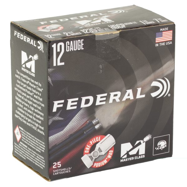 Federal Master Class 12ga 2.75" 1 1-8oz #7.5 25ct - Image 3