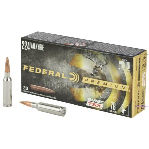 Federal Premium .224Valkyrie 78gr Brns Tsx 20ct