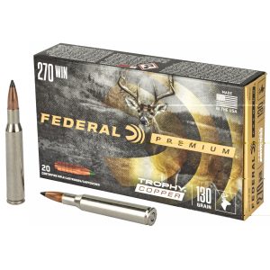 Federal Premium .270win 130gr Trophy Copper 20ct