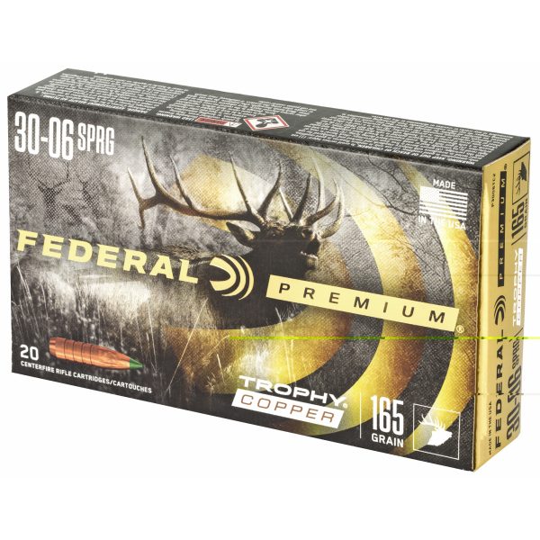 Federal Premium .30-06 Springfield 165gr Trophy Copper 20ct - Image 3