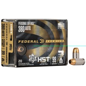 Federal Premium HST .380acp 99gr Jhp 20ct