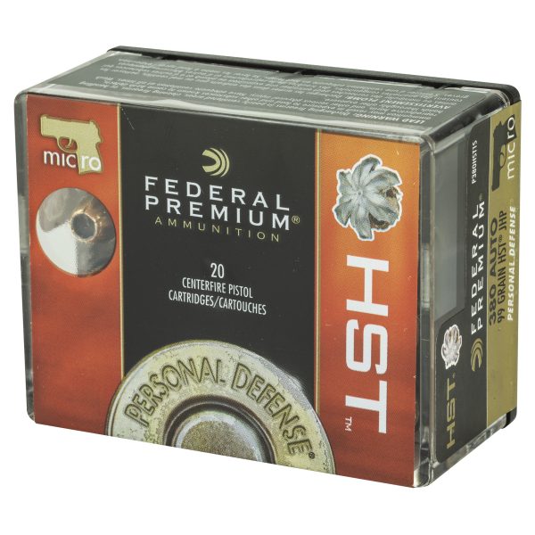 Federal Premium HST .380acp 99gr Jhp 20ct - Image 2